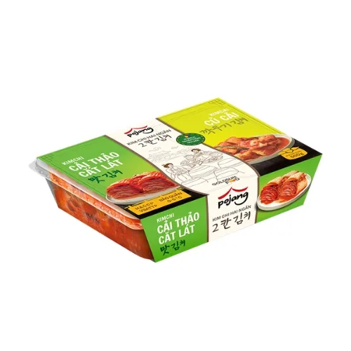 Kim Chi 2 compartments cabbage - radish 500g (Hanoi area)