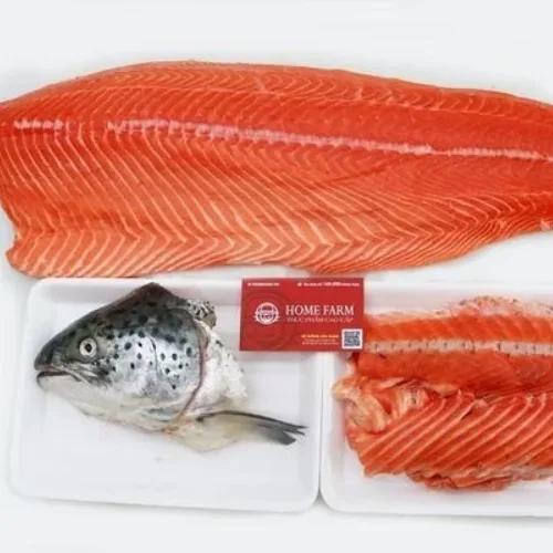 Half imported fresh salmon
