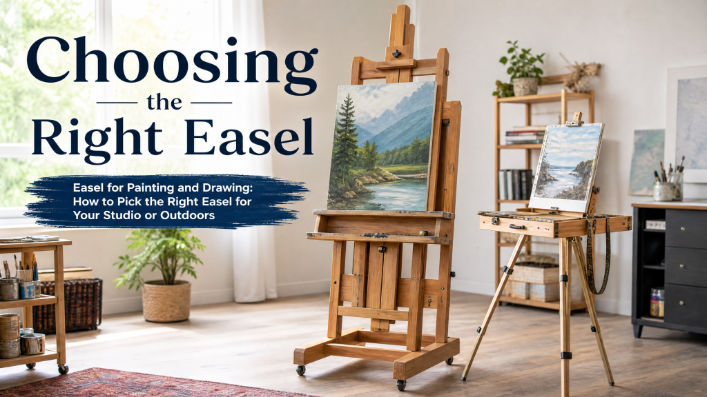 easel for painting and drawing