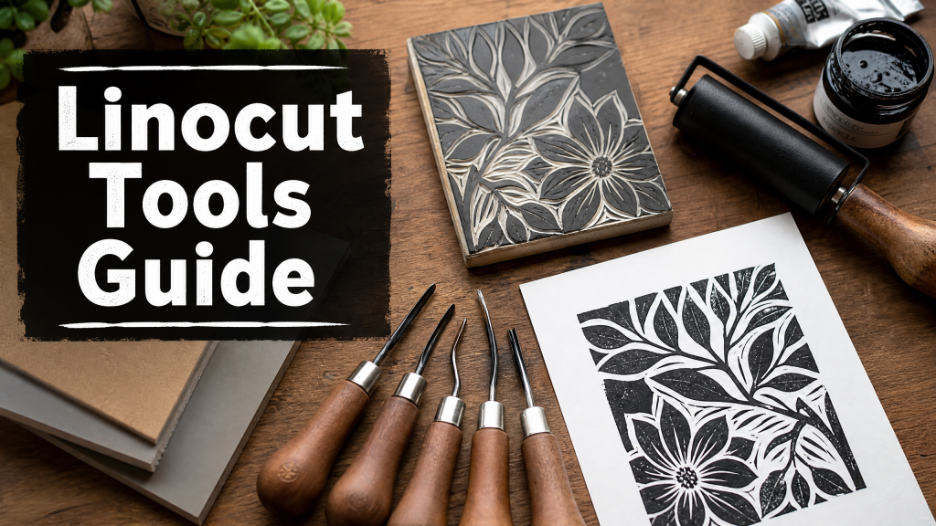 linocut printmaking tools