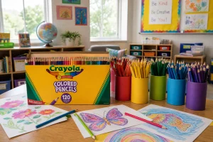 Crayola colored pencils 120-count bulk set