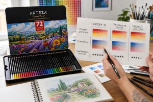 Arteza colored pencils 72 professional set